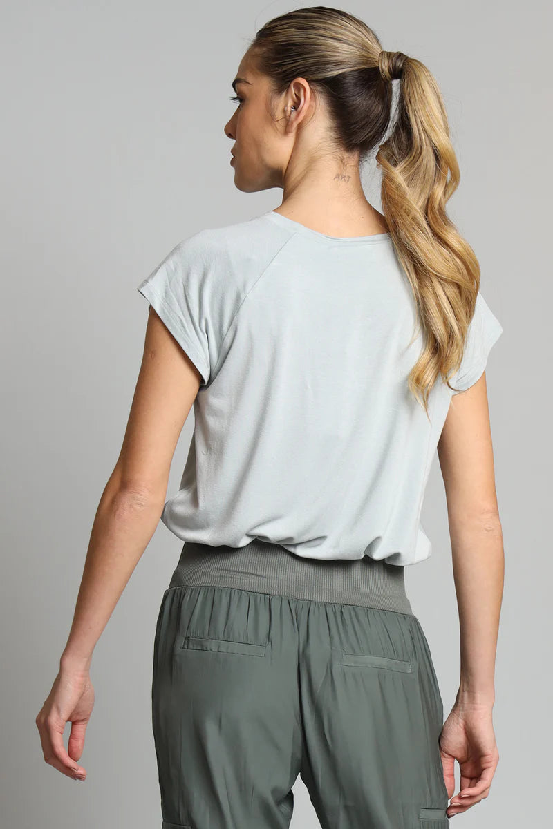 CAP SLEEVE BASEBALL TEE