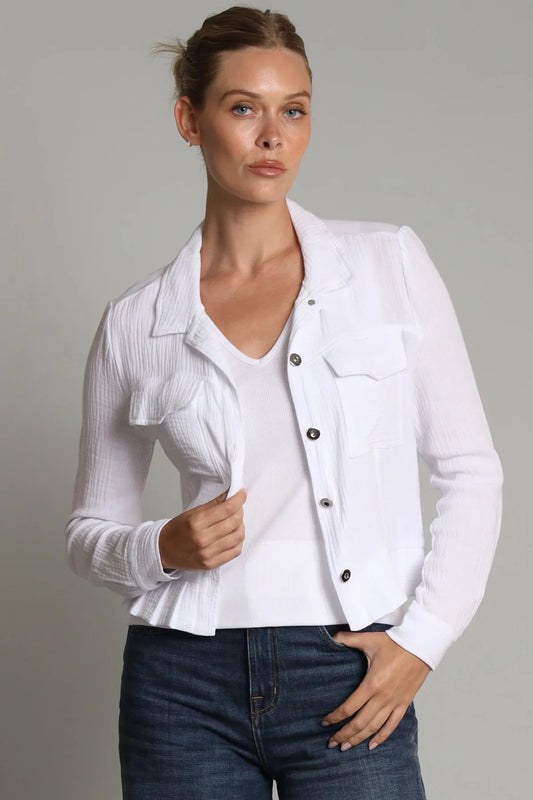 GAUZE JEAN JACKET
