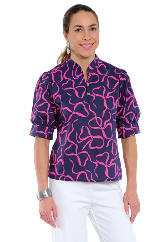 MAGNOLIA RIBBON BANDED TOP