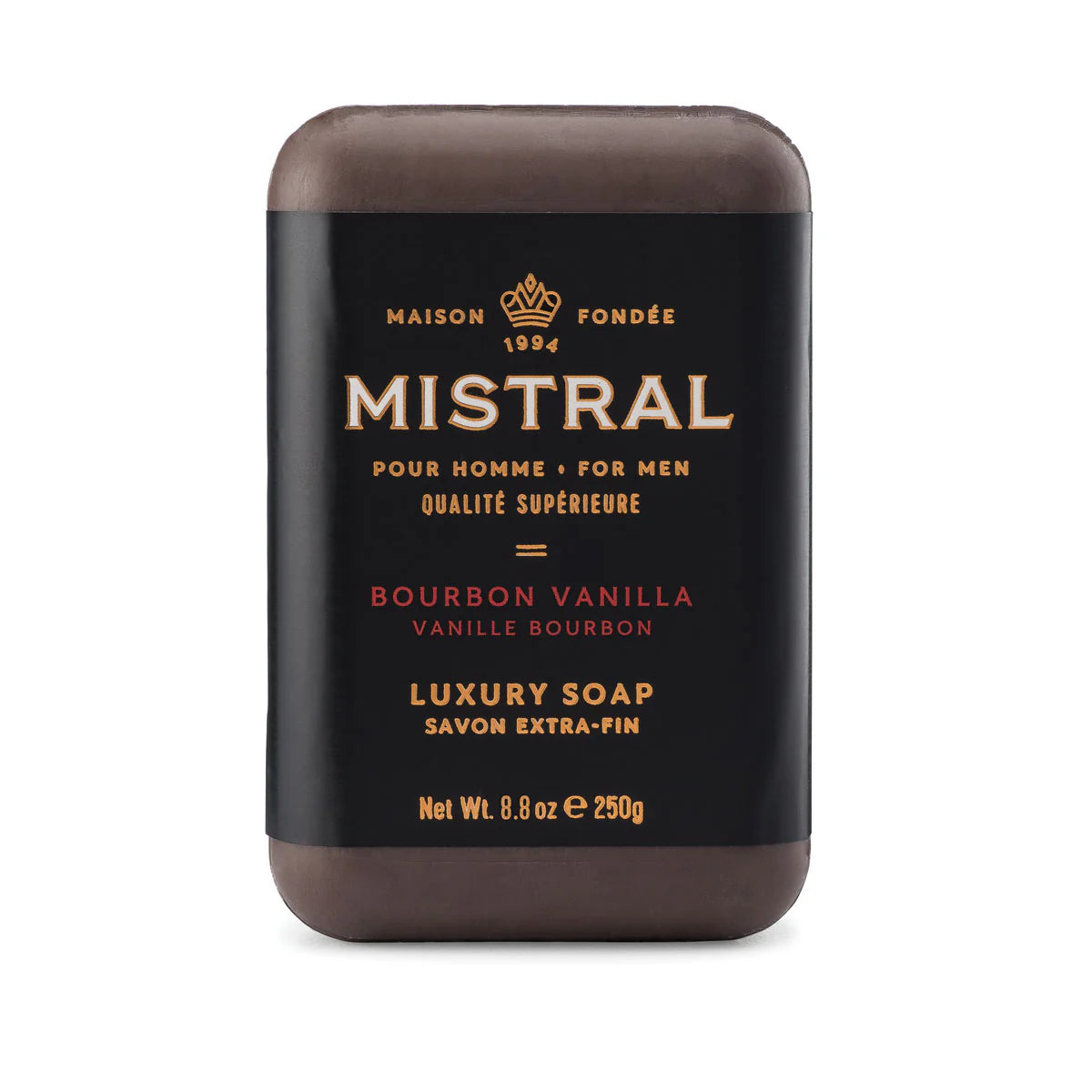 BOURBON VANILLA MEN'S BAR SOAP 250G