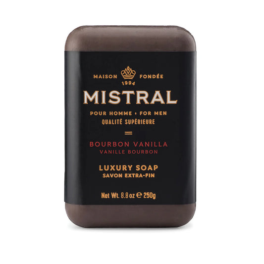 BOURBON VANILLA MEN'S BAR SOAP 250G