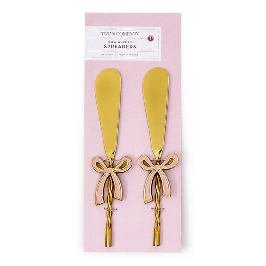 SET OF 2 BOW SPREADERS ON GIFT CARD