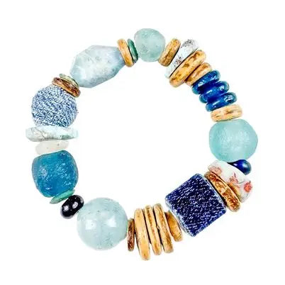 INTRICATE STACK BRACELET | DENIM
