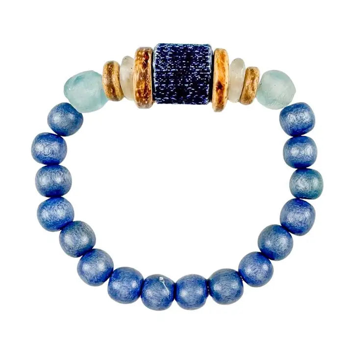 SINGLE STACK BRACELET | DENIM