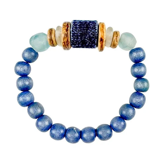 SINGLE STACK BRACELET | DENIM