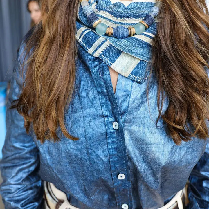 CLASSIC NECKLACE | DENIM