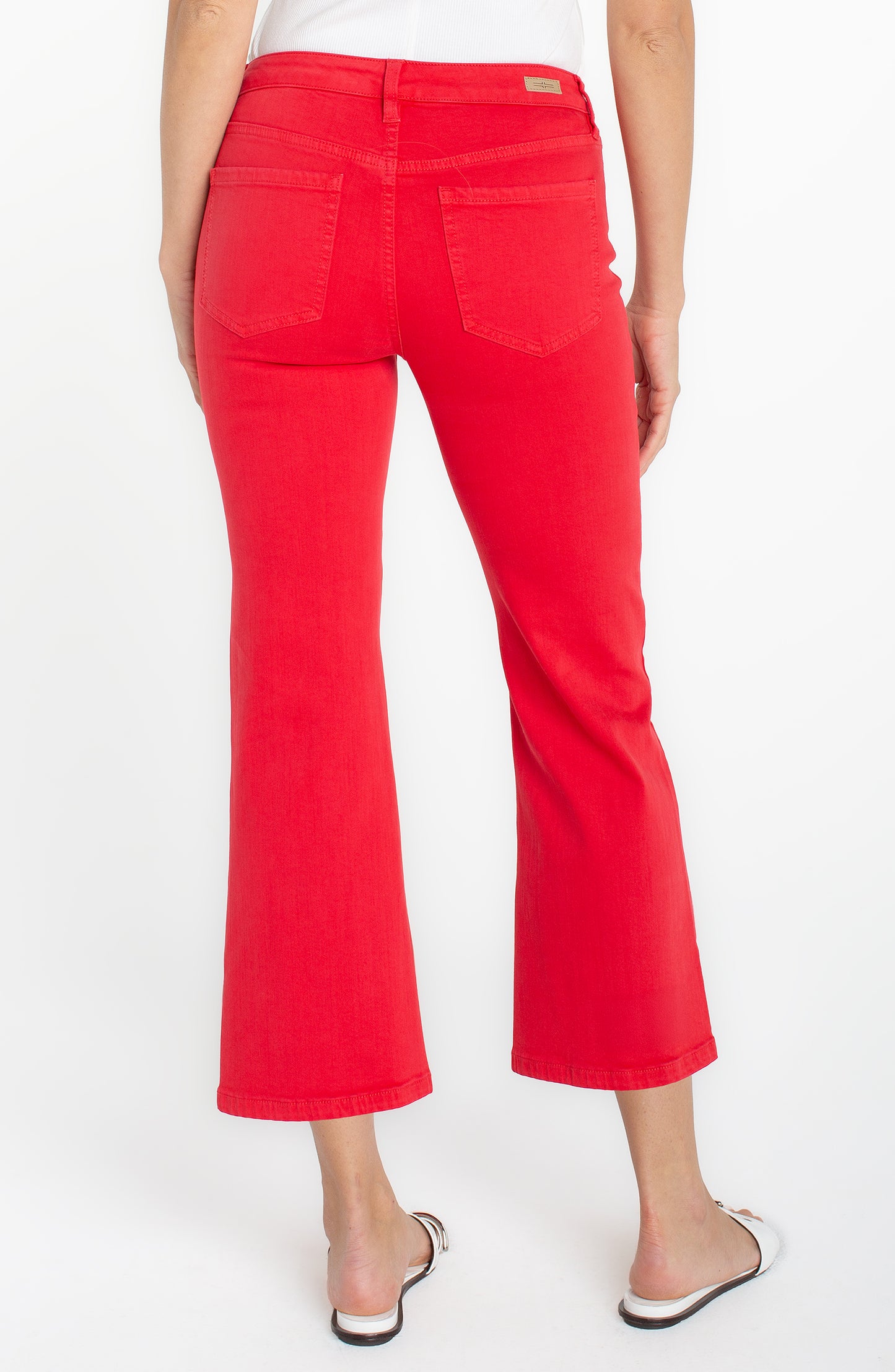 HANNAH CROPPED FLARE W/ SLIT HEM