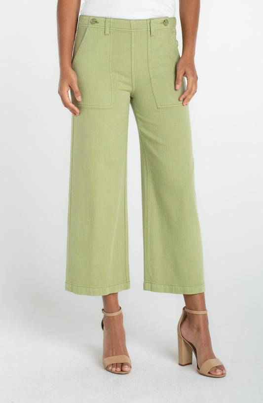 UTILITY CROP WIDE LEG PANT