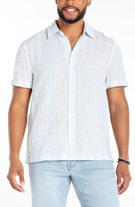 MEN'S SHORT SLEEVE BUTTON UP SHIRT