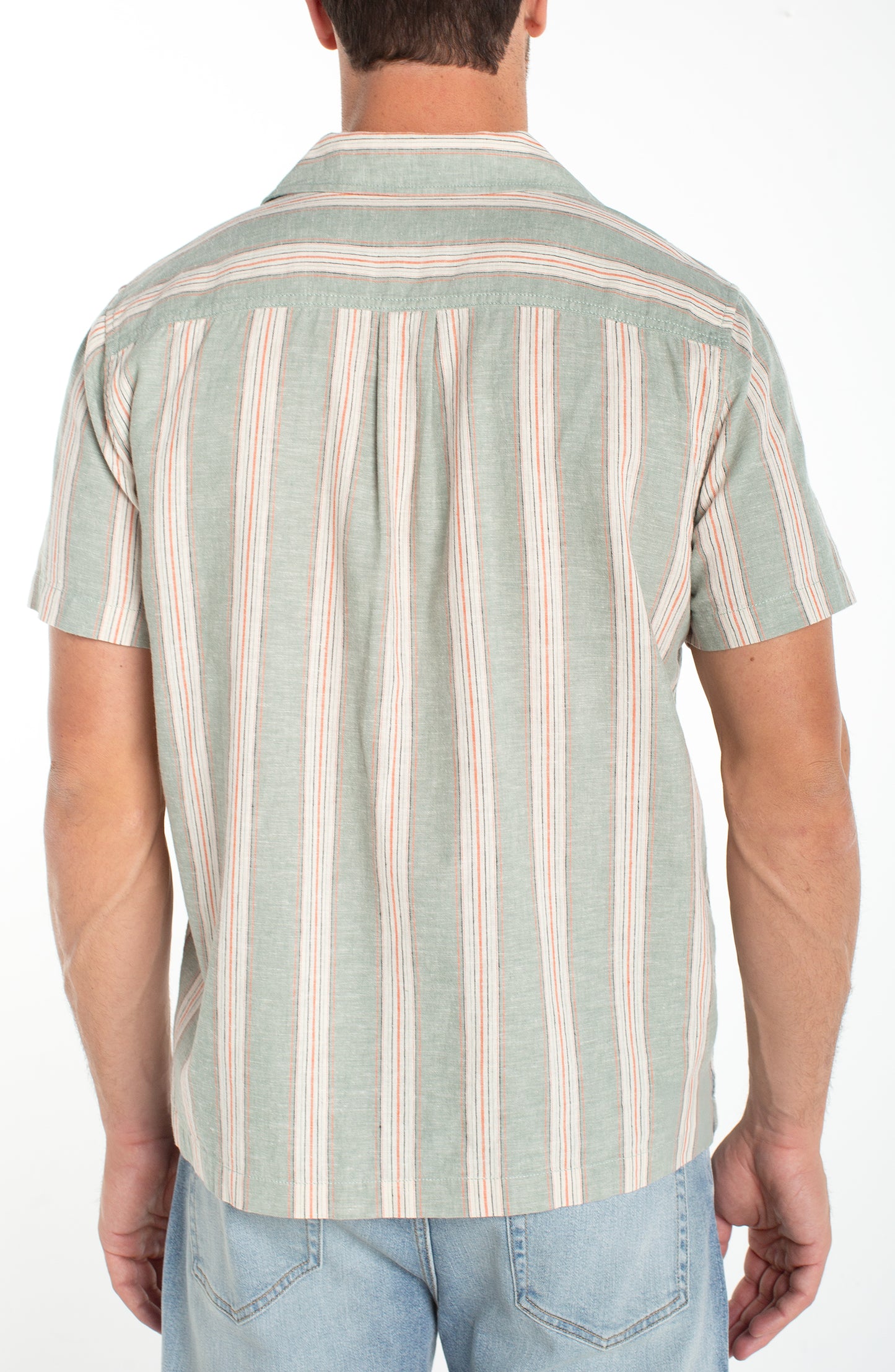MEN'S SHORT SLEEVE BUTTON UP CAMP SHIRT