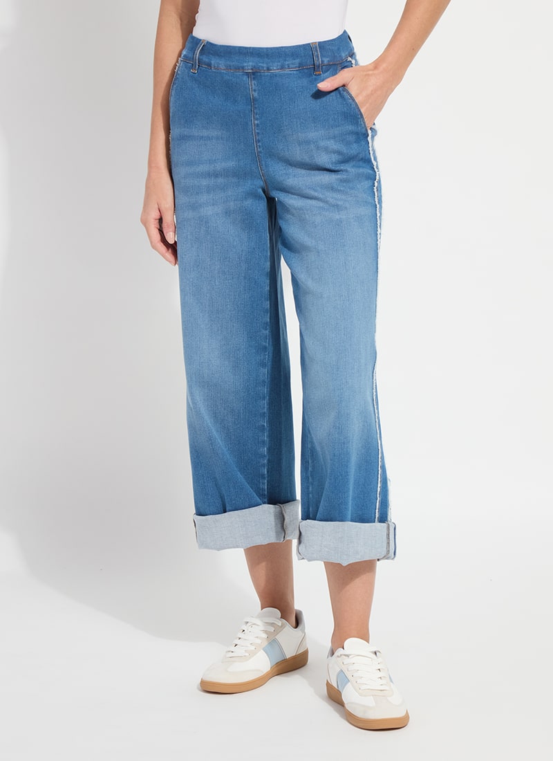 ANDIE FRINGE DETAIL PREMIUM DENIM