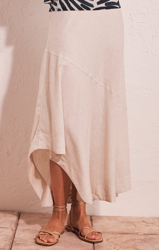 LONG ENGAGEMENT RUMBA LINEN SKIRT
