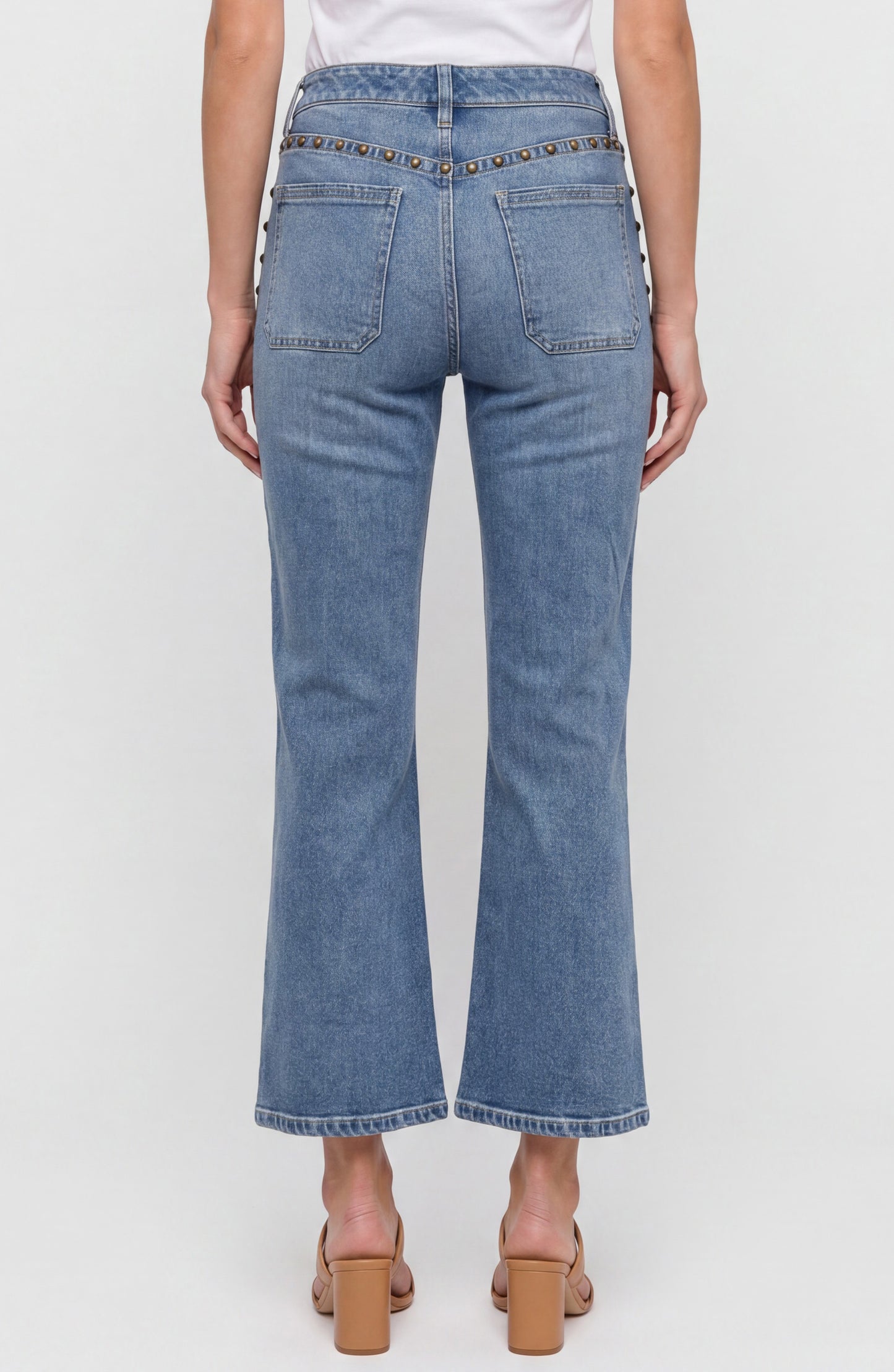 HANNAH FLARE W/ PATCH POCKETS & STUDS