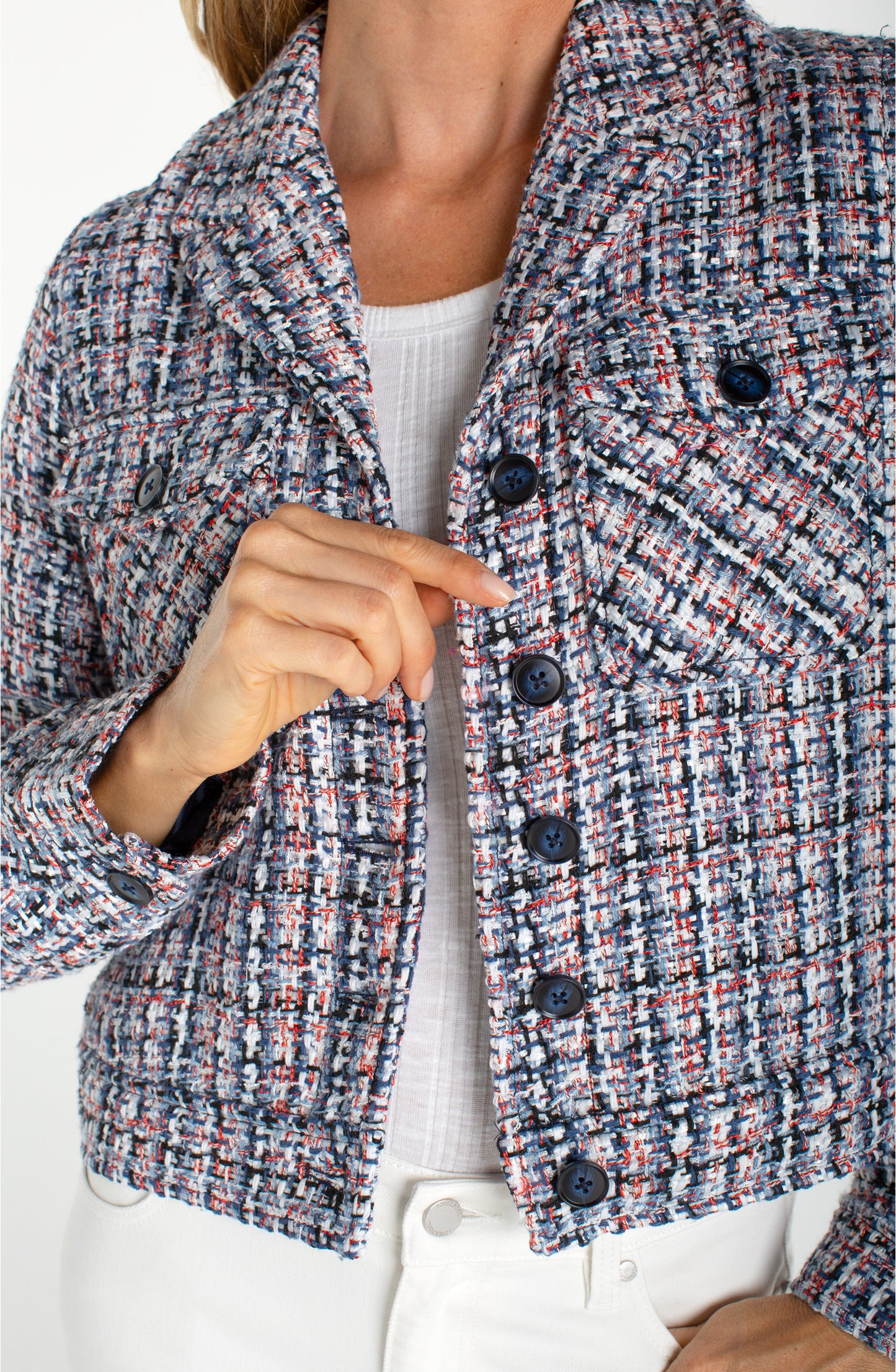 BUTTON FRONT JACKET
