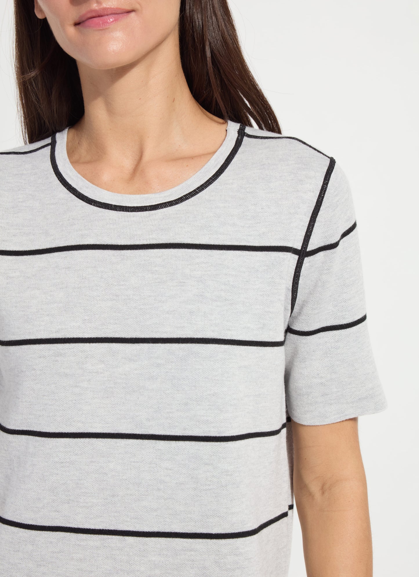 ODESSA REVERSIBLE KNIT SHORT SLEEVE TEE