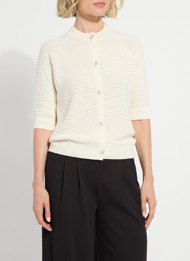 REGINA SHORT SLEEVE CARDIGAN