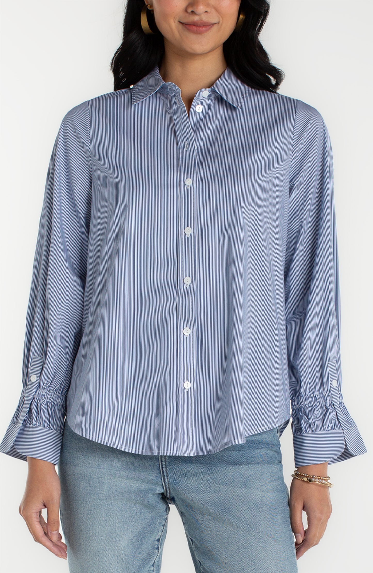 ADJUSTABLE SLV BUTTON FRONT TOP