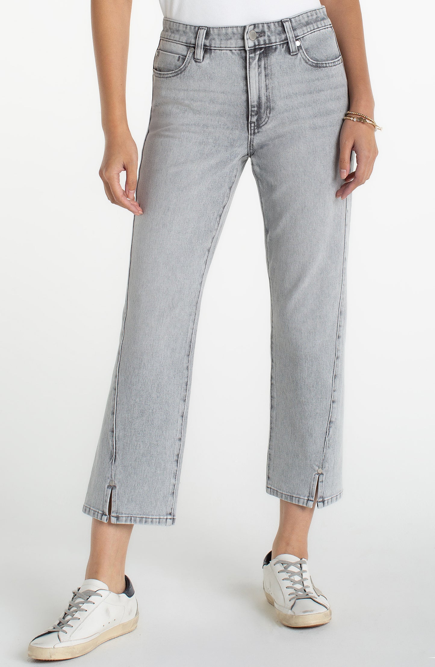 KENNEDY STRAIGHT W/ SEAMING DETAIL & SLIT