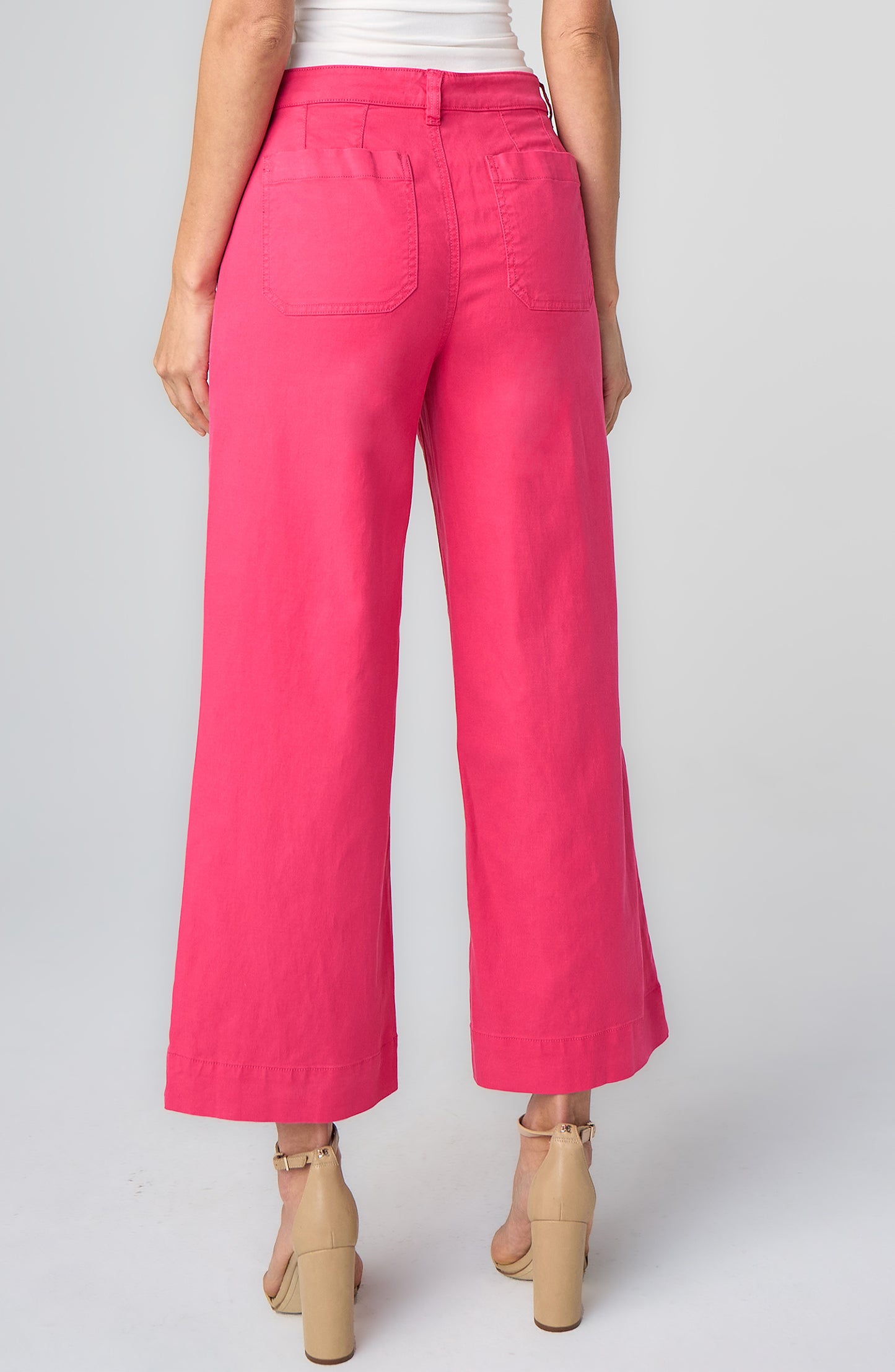 CROP WIDE LEG W/ PATCH POCKETS 27" INS
