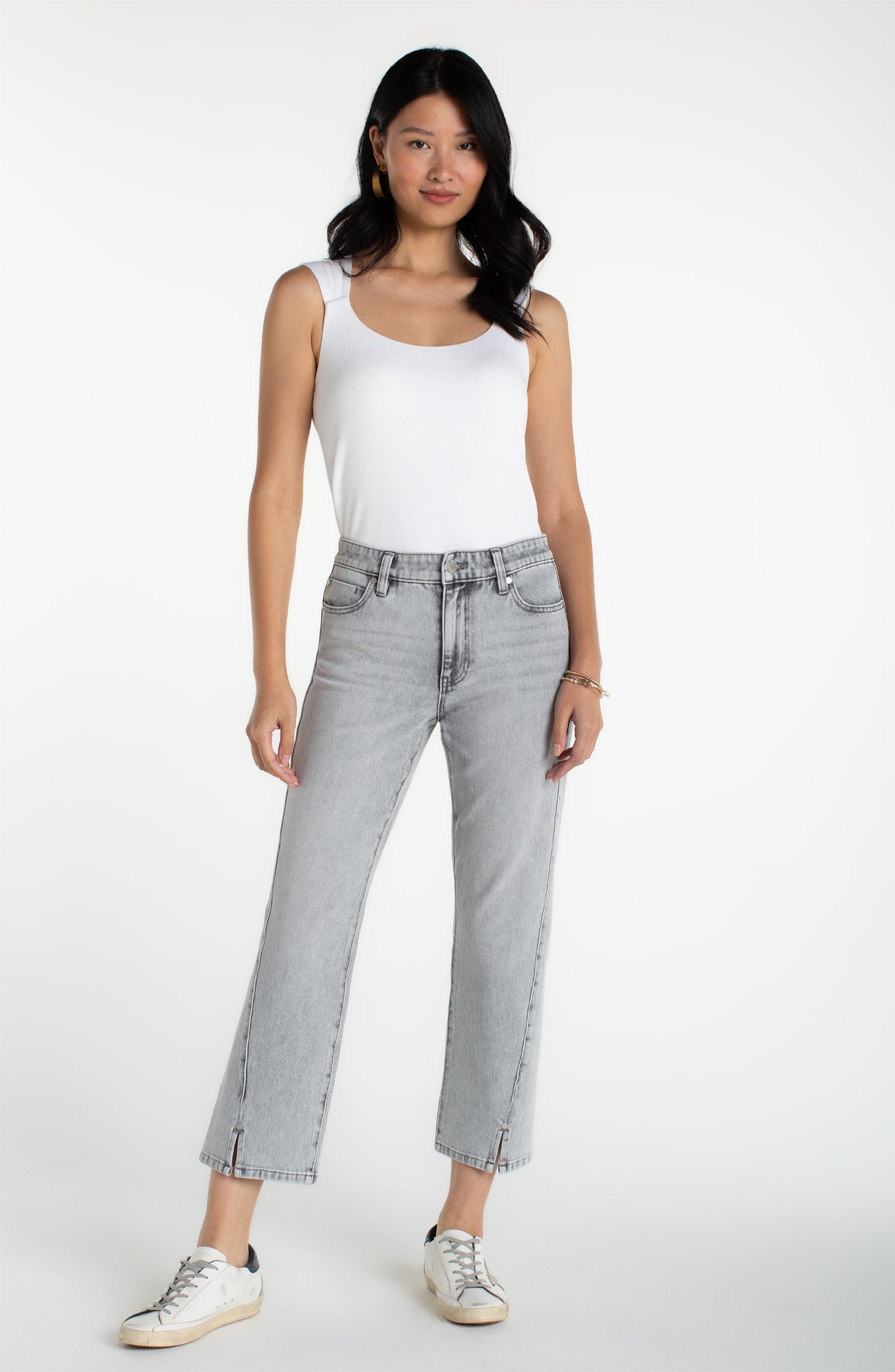 KENNEDY STRAIGHT W/ SEAMING DETAIL & SLIT