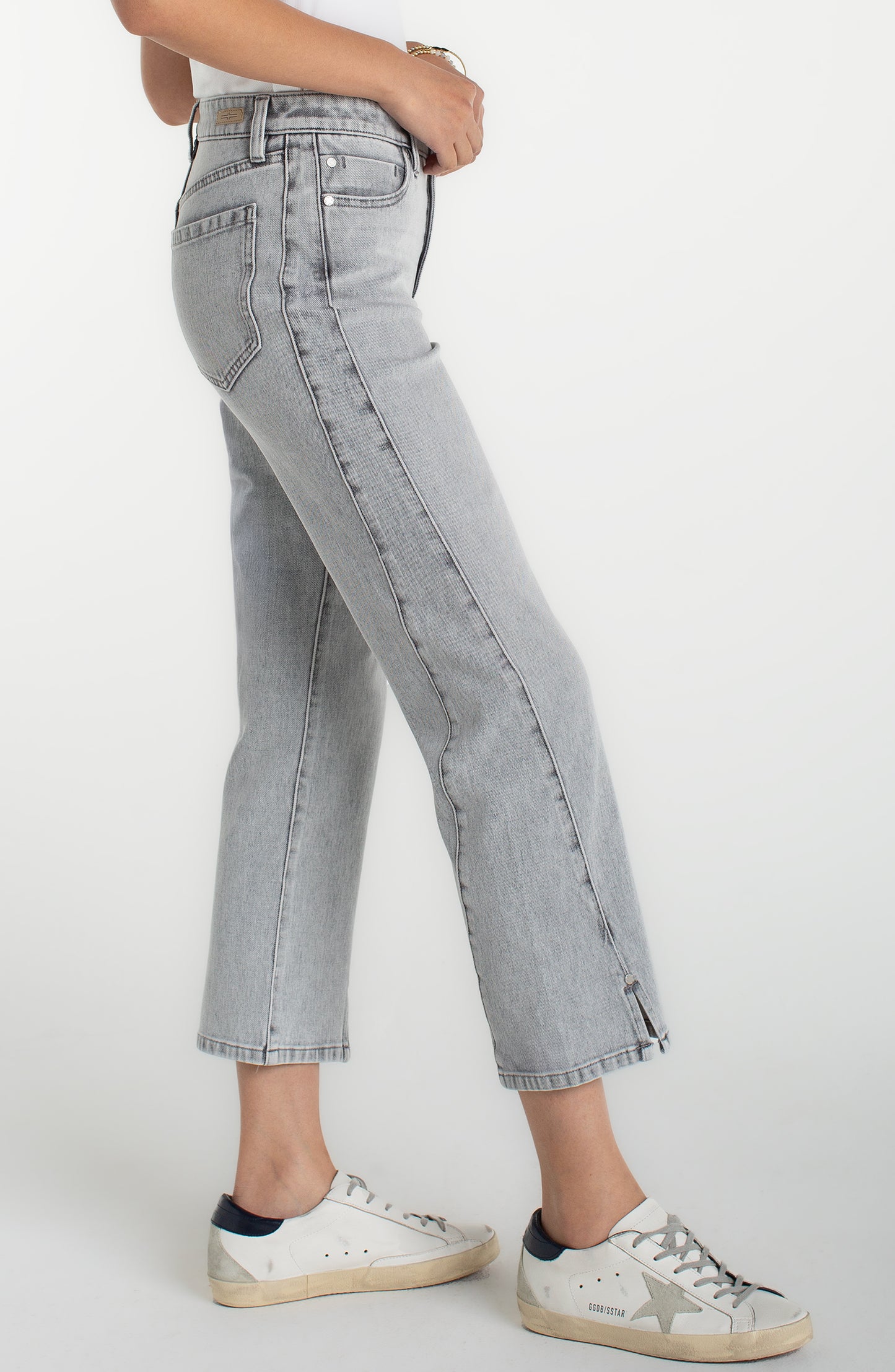 KENNEDY STRAIGHT W/ SEAMING DETAIL & SLIT