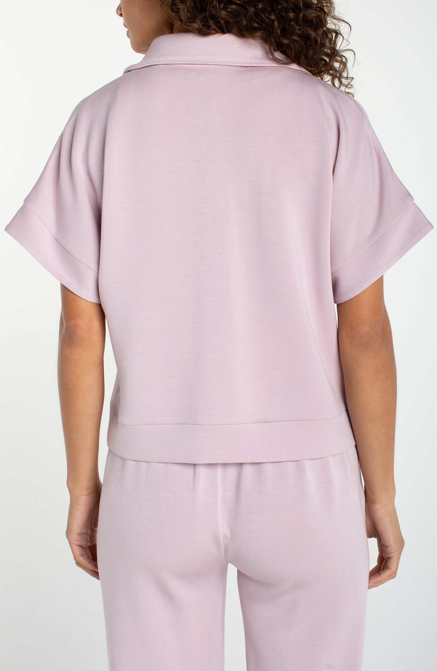 HALF ZIP POPOVER TOP