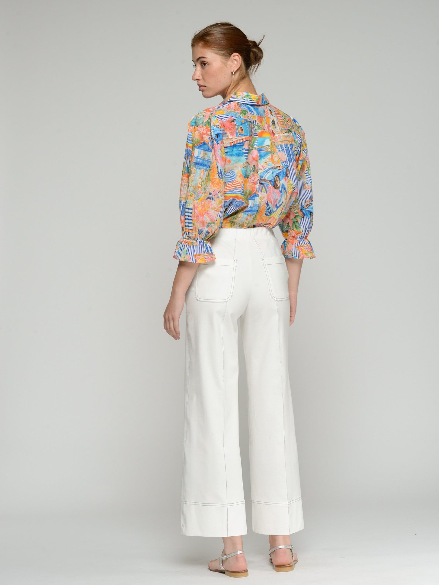 WIDE LEGGED TROUSERS